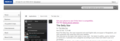 Nokia Daily Star App